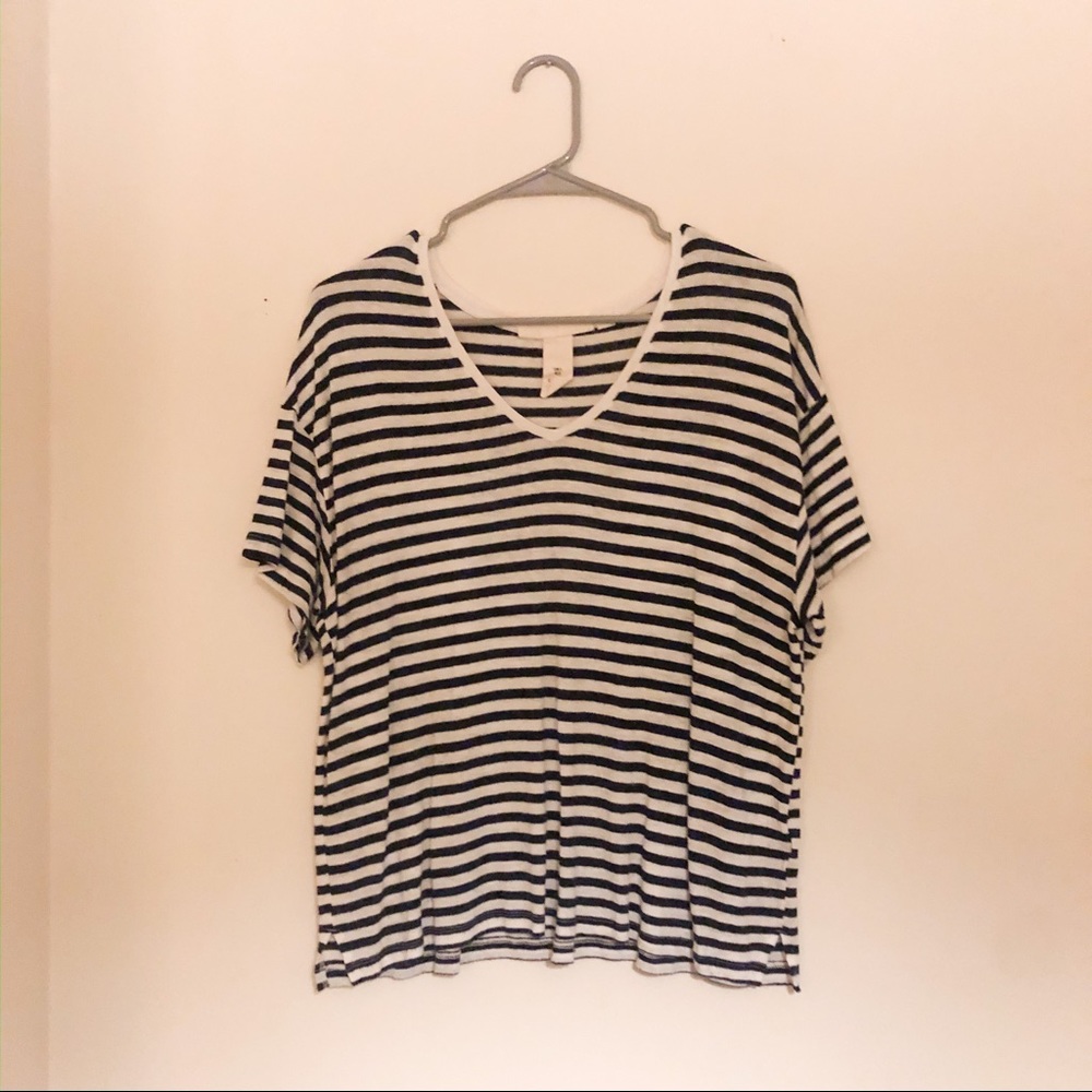 Navy Striped H&M tee